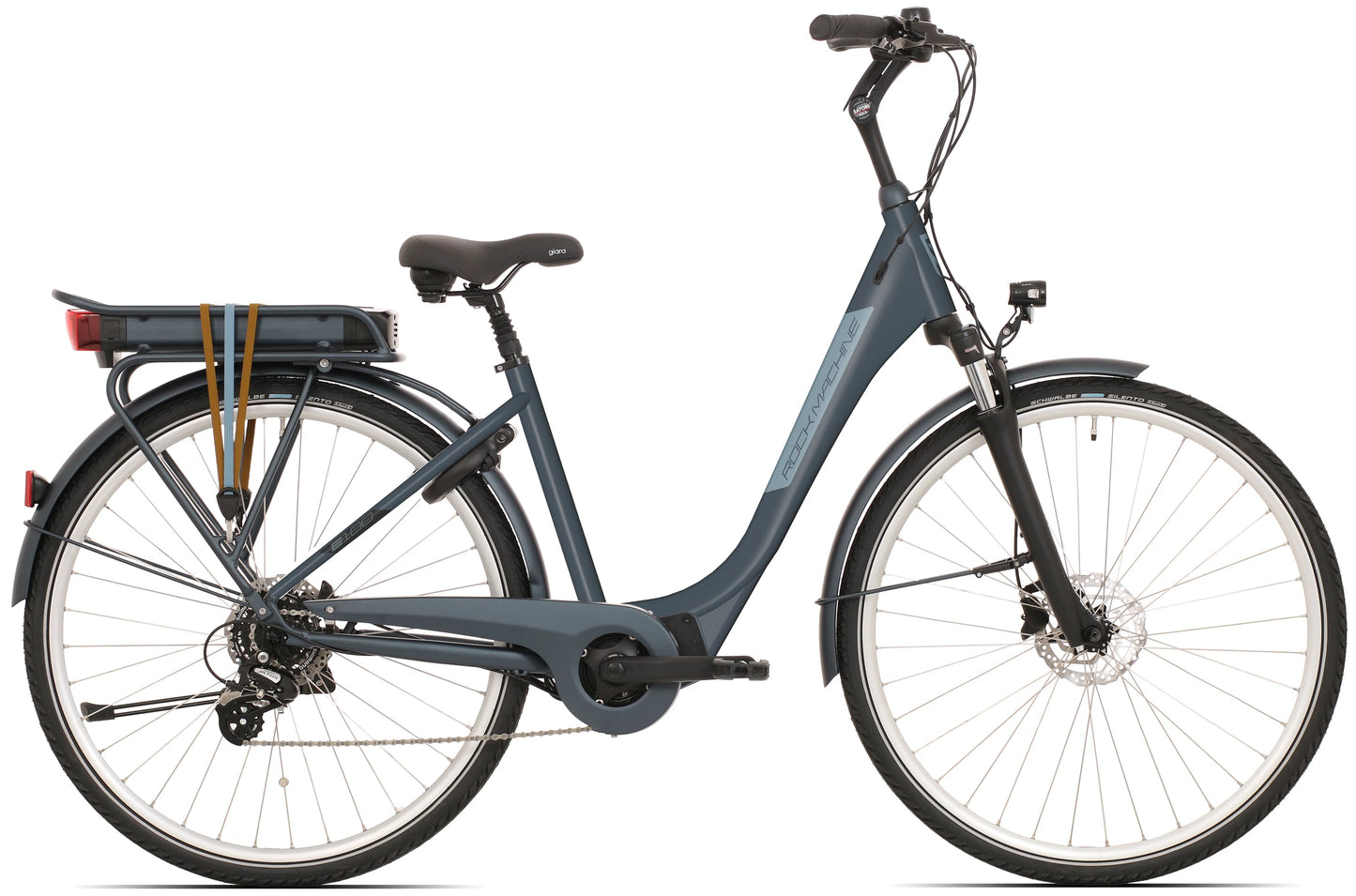 VELO DE VILLE ROCK MACHINE CITYRIDE E100SD T:48 MATT SILVER